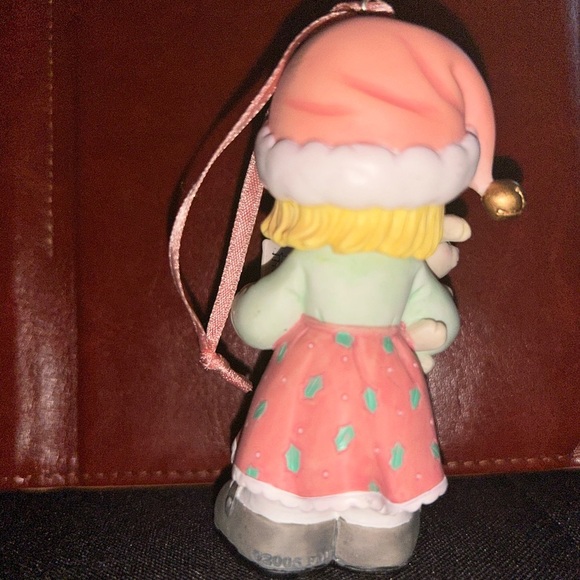 Precious Moment Girl & Kitty Christmas tree Ornament ~ New without box - Picture 3 of 4